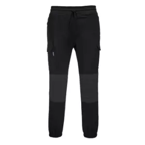 Image of Portwest Adults Unisex KX3 Flexi Trousers (M) (Black)