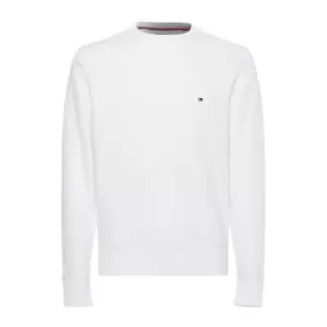 Image of Tommy Hilfiger Logo Sweatshirt - White