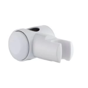 Image of BQ White Shower Head Holder with Riser Rail Attachment