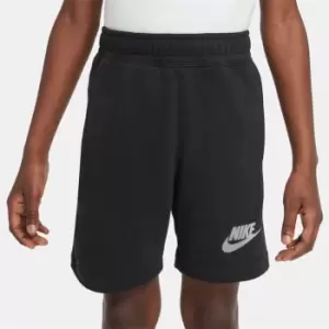 Image of Nike Hybrid Fleece Shorts Junior Boys - Black