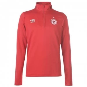 Image of Umbro Shelbourne Half Zip Top Mens - Vermillion/Red