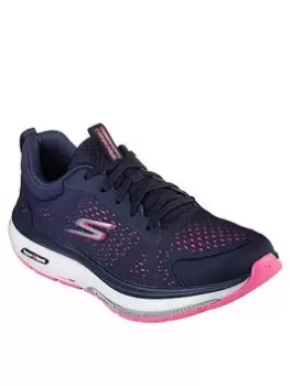 Image of Skechers Go Walk Workout Walker Trainers, Navy, Size 4, Women