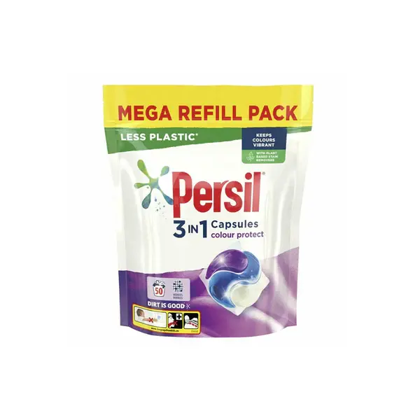 Image of Persil 3-in-1 Colour Protect Washing Capsules 50x Washes