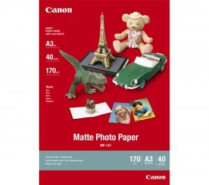 Image of Canon A3 MP-101 Photo Paper 40 Sheets