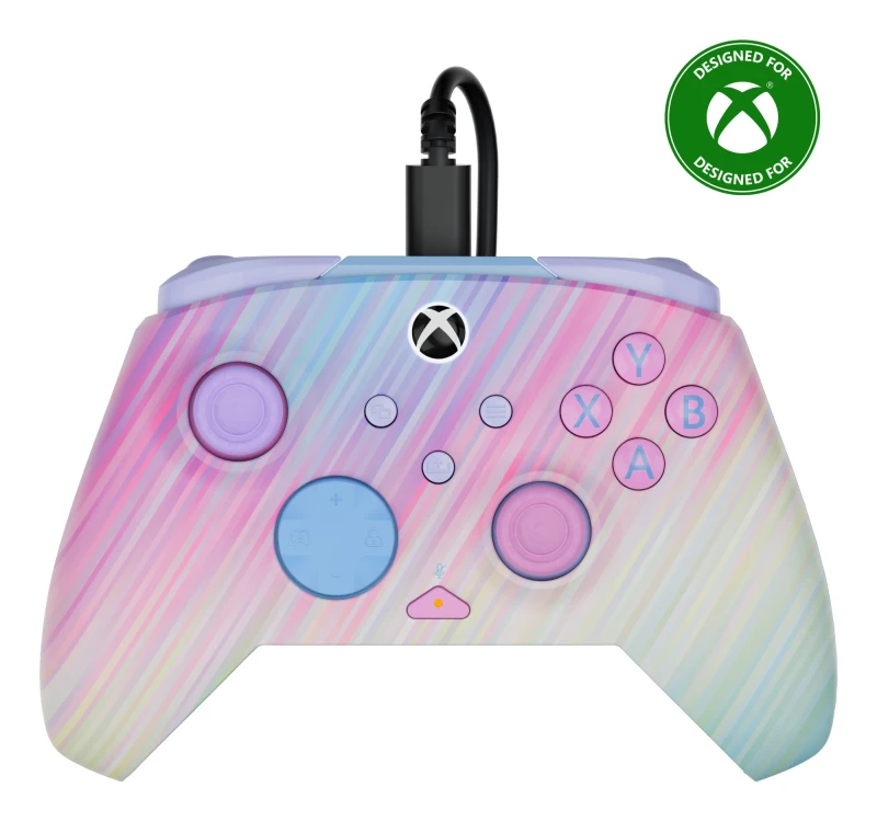 Image of Turtle Beach Rematch Advanced Cotton Candy Wired Gaming Controller for