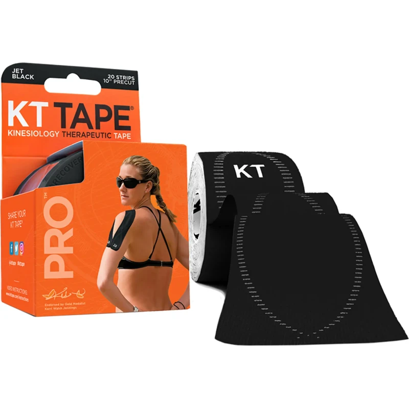 Image of Kinesiology band KT Tape Tape Precut Noir Unisex 5 m