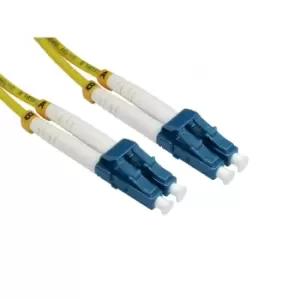 Image of Cabels Direct 3m OS2 Fibre Optic Cable, LC - LC (Single Mode)