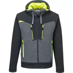 Image of Portwest DX4 Mens Zipped Hoodie Metal Grey S