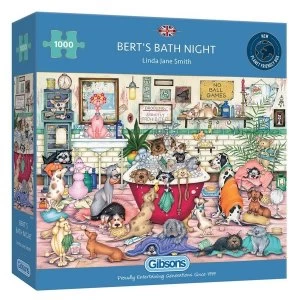 Image of Bert's Bath Night Jigsaw Puzzle - 1000 Pieces