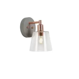 Image of Vitri Vintage Wall Light - 1xE14 - Copper