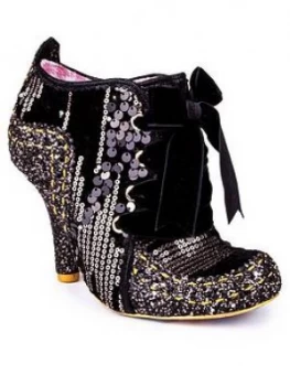 Image of Irregular Choice Winter Party Shoe Boot - Black