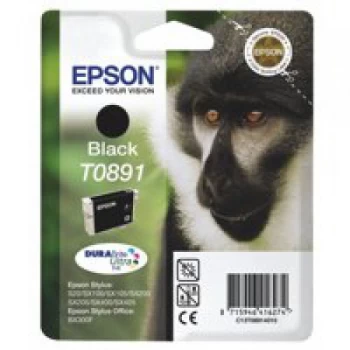 Image of Epson Monkey T0891 Black Ink Cartridge