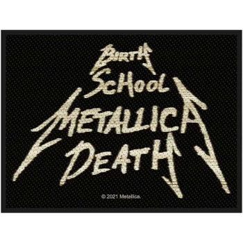 Image of Metallica - Birth, School, Metallica, Death Standard Patch