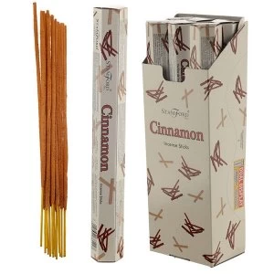 Image of Cinnamon (Pack Of 6) Stamford Hex Incense Sticks