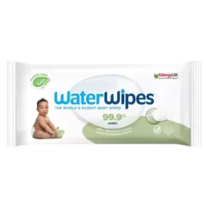 Image of WaterWipes Baby Wipes Sensitive Weaning Plastic Free Wipes 60 Wipes