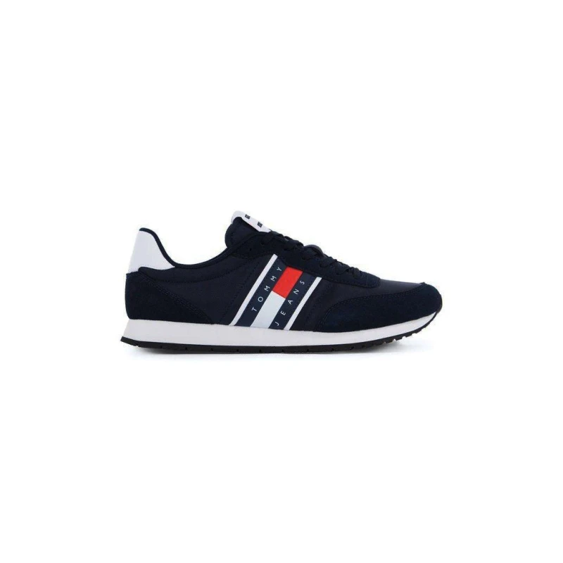 Image of Tommy Jeans Runner Casual ESS Trainers Navy/White male 7 (41)