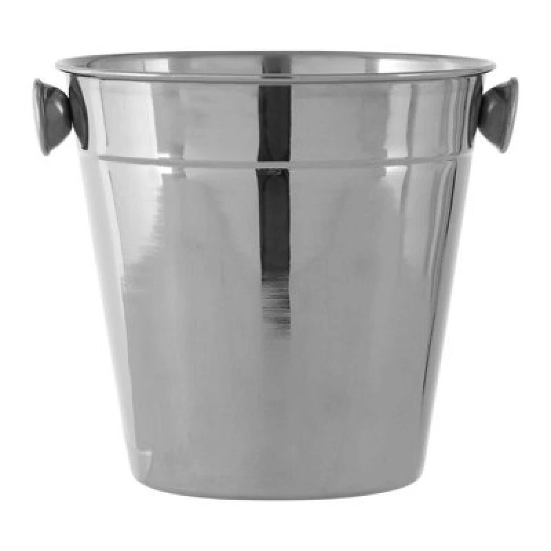Image of Premier Housewares Stainless Steel Shiny Finish Ice Bucket Silver