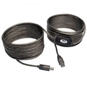 Image of Tripp Lite USB 2.0 A to B Active Repeater Cable 36ft