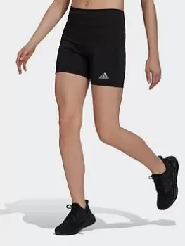 Image of adidas Own The Run Short Running Tights, Black Size XS Women