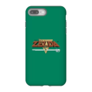Image of Nintendo The Legend Of Zelda Retro Logo Phone Case - iPhone 8 Plus - Tough Case - Matte