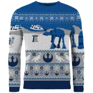 Image of Star Wars Hoth Christmas Jumper (Size S)
