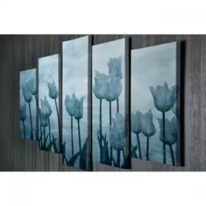 Image of BC026 Multicolor Decorative Canvas Painting (5 Pieces)