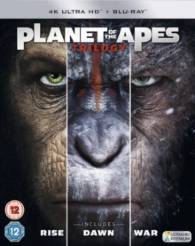 Image of Planet of the Apes Trilogy Bluray 5039036091053