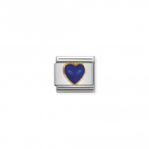 Image of Nomination Composable Classic Gold Lapis Link 030501/09