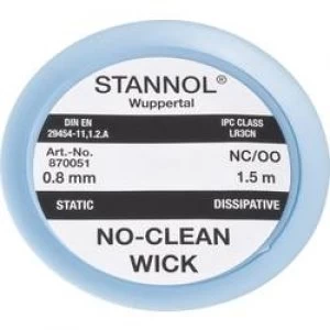 Image of Desoldering braid Stannol NCOO Length 1.5 m Width 0.8 mm