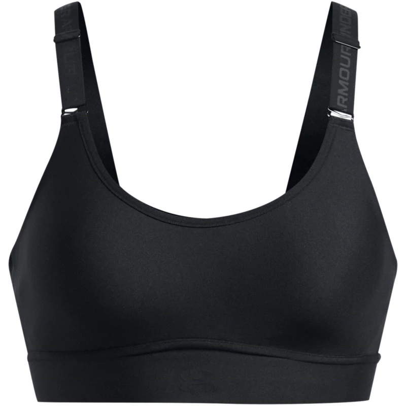 Image of Under Armour Womens Infinity Medium Impact Sports Bra Black female 10 (S)
