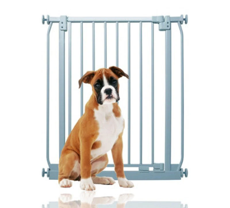 Image of Bettacare Elite Pressure Dog Gate Narrow, 65.5Cm - 74.5Cm, Matt Grey, Narrow Pressure Fit Pet Gate For Dog And Puppy