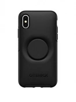 Image of Otterbox Otter+Pop For Apple iPhone X/Xs, Slim And Stylish Protection + Popsockets Convenience - Black (77-61652)