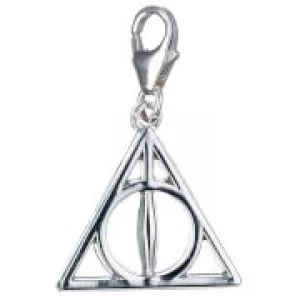 Image of Harry Potter Sterling Silver Deathly Hallows Clip on Charm