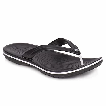 Image of Crocs CROCBAND FLIP mens Flip flops / Sandals (Shoes) in Black,6,9,10,13,5,7,4,5,6,7,8,9,10,11,12