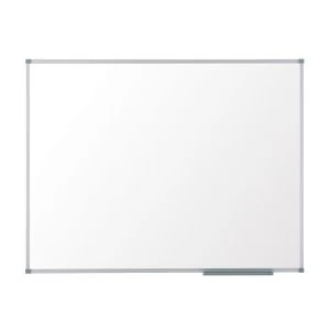 Image of Nobo Classic Steel 600 x 450mm Whiteboard with Painted Steel Surface Aluminium Trim and FIxing Kit