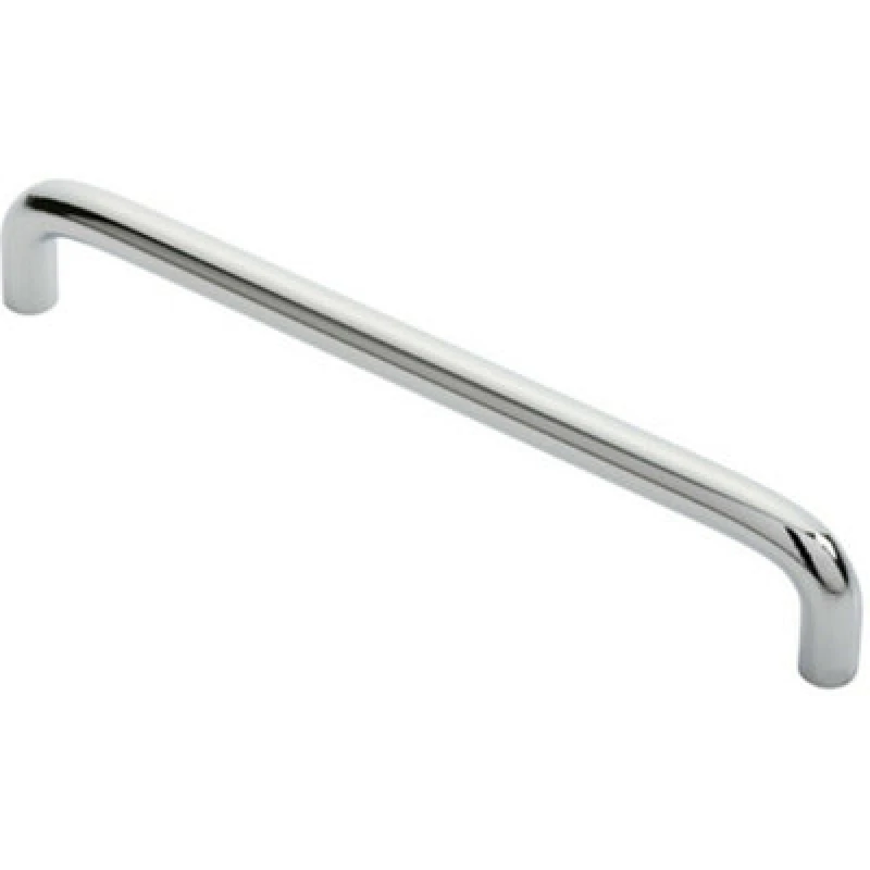 Image of Loops Round D Bar Cabinet Pull Handle 170 x 10mm 160mm Fixing Centres Chrome Multi unisex