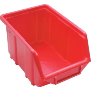 Image of SEN2 Plastic Storage Bin Red