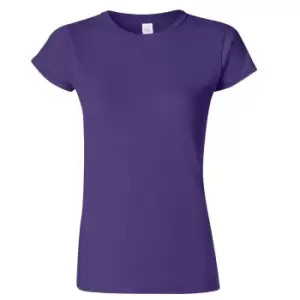 Image of Gildan Ladies Soft Style Short Sleeve T-Shirt (L) (Purple)
