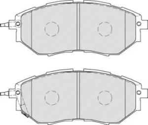Image of Ferodo FDB1984 Brake Pad Set Front Axle Premier Car
