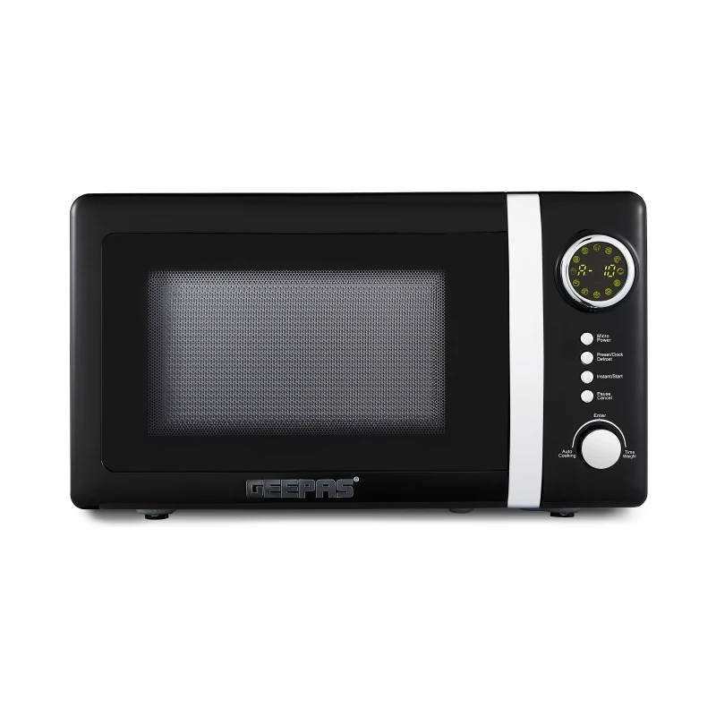 Image of Geepas Lyth Collection 20L Digital Microwave Oven 700W Solo Freestanding Quick Defrost Black unisex