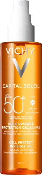 Image of Vichy Capital Soleil Cell Protect Invisible Oil SPF50+ 200ml