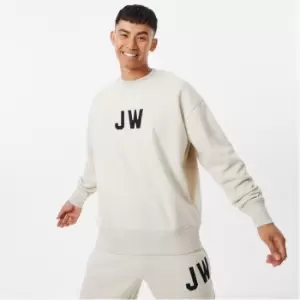 Image of Jack Wills Ovrsze Varsity Crw 31 - Beige