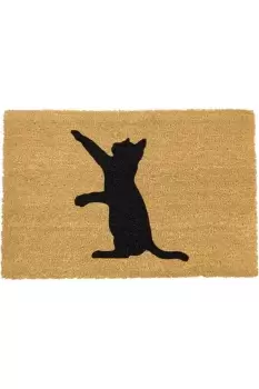 Image of Cat On Two Legs Doormat - Regular 60x40cm