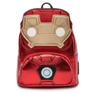 Image of Pop By Loungefly Marvel Ironman Light-Up Mini Backpack