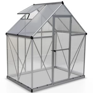 Image of Palram Hybrid Greenhouse 6 x 4 - Silver