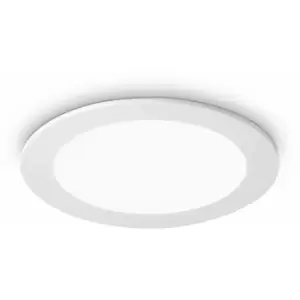 Image of GROOVE 1-bulb white recessed designer spotlight