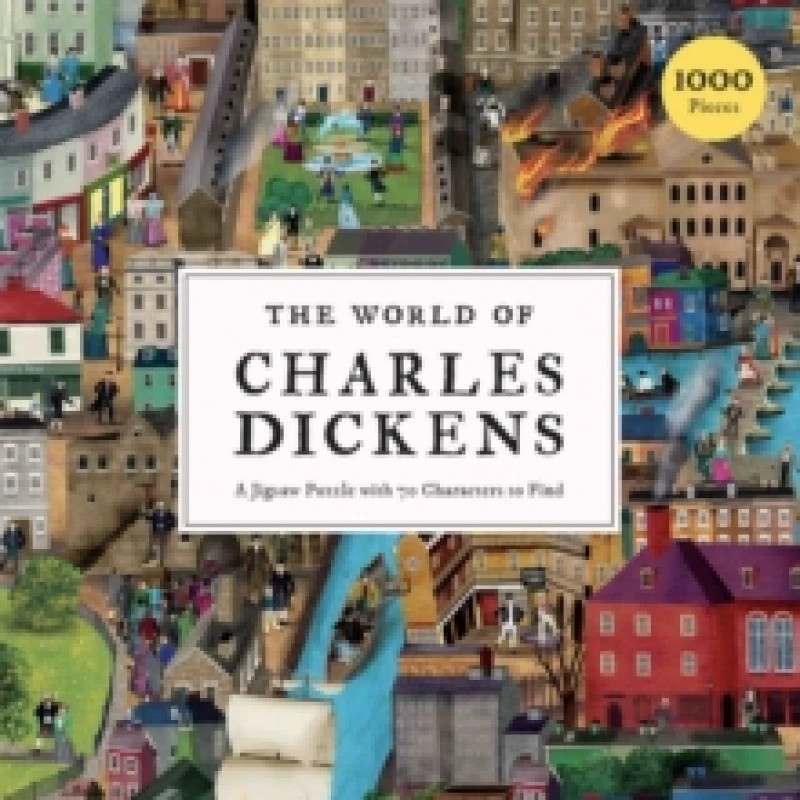 Image of The World of Charles Dickens : A Jigsaw Puzzle with 70 Characters to Find Jigsaw