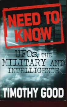 Image of Need to Know by Timothy Good Paperback