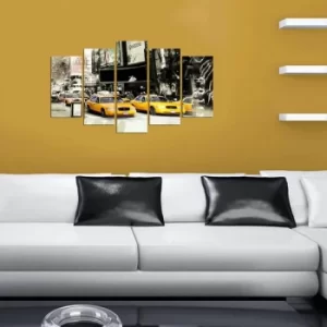 Image of 5PMX-020 Multicolor Decorative MDF Painting (5 Pieces)