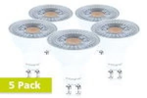 Image of Integral GU10 PAR16 4.5W 50W 2700K 370lm Non-Dimmable Lamp - 5 PACK